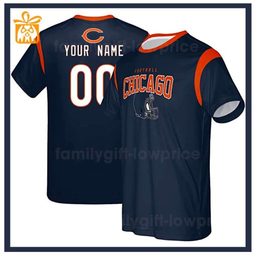 Custom Football NFL Chicago Bears Shirt for Men Women – Bears American Football Shirt with Custom Name and Number