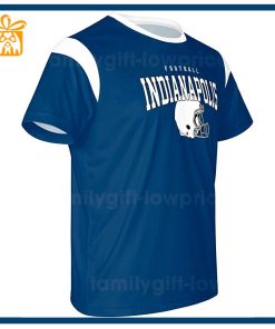 Custom Football NFL Colts Shirt Indianapolis Colts American Football Shirt with Custom Name and Number 1