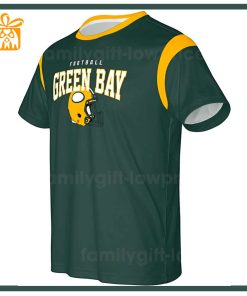 Custom Football NFL Green Bay Packers Shirt Packers American Football Shirt with Custom Name and Number