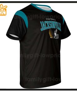 Custom Football NFL Jaguars Shirt Jacksonville Jaguars American Football Shirt with Custom Name and Number 1