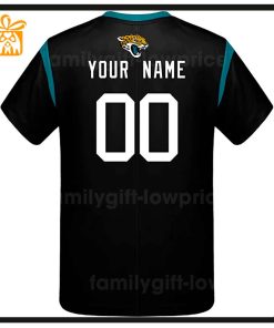 Custom Football NFL Jaguars Shirt Jacksonville Jaguars American Football Shirt with Custom Name and Number 2