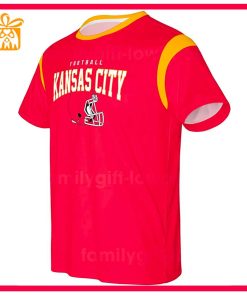 Custom Football NFL Kansas City Chiefs Shirt KC Chiefs American Football Shirt with Custom Name and Number