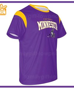 Custom Football NFL Minnesota Vikings Shirt Vikings American Football Shirt with Custom Name and Number 1