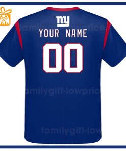 Custom Football NFL New York Giants shirt Giants American Football Shirt with Custom Name and Number 2