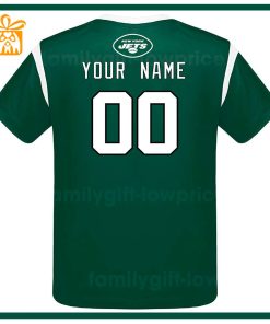 Custom Football NFL New York Jets Shirt Jets American Football Shirt with Custom Name and Number 2