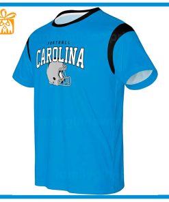 Custom Football NFL Panthers Shirt Carolina Panthers American Football Shirt with Custom Name and Number