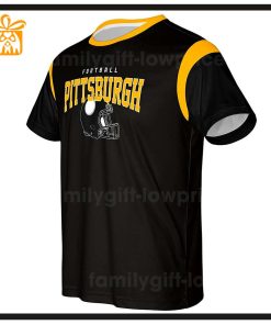 Custom Football NFL Pittsburgh Steelers Shirt Steelers American Football Shirt with Custom Name and Number