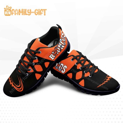 Denver Broncos Shoes NFL Shoe Gifts for Fan – Broncos Best Walking Sneakers for Men Women