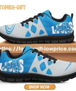Detroit Lions Shoes NFL Shoe Gifts for Fan – Lions Best Walking Sneakers for Men Women
