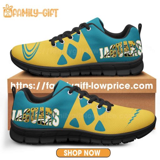 Jacksonville Jaguars Shoes NFL Shoe Gifts for Fan – Jaguars Best Walking Sneakers for Men Women