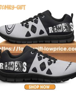 Las Vegas Raiders Shoes NFL Shoe Gifts for Fan – Raiders Best Walking Sneakers for Men Women