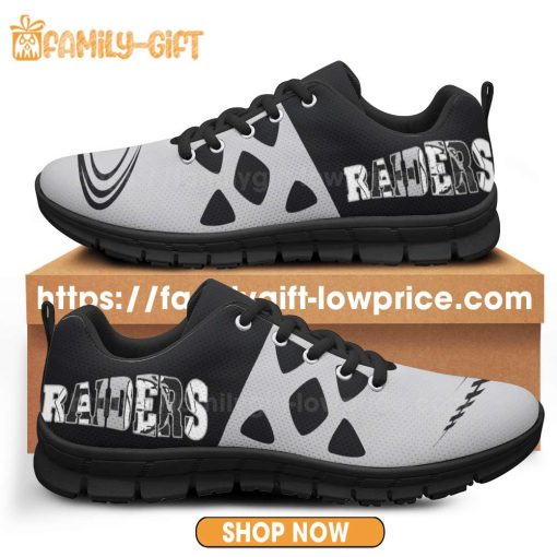 Las Vegas Raiders Shoes NFL Shoe Gifts for Fan – Raiders Best Walking Sneakers for Men Women