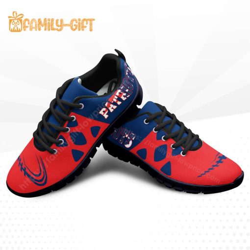 New England Patriots Shoes NFL Shoe Gifts for Fan – Patriots Best Walking Sneakers for Men Women