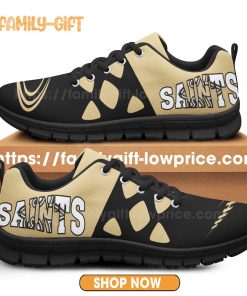 New Orleans Saints Shoes NFL Shoe Gifts for Fan – Saints Best Walking Sneakers for Men Women
