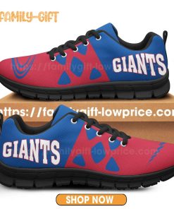 New York Giants Shoes NFL Shoe Gifts for Fan – Giants Best Walking Sneakers for Men Women