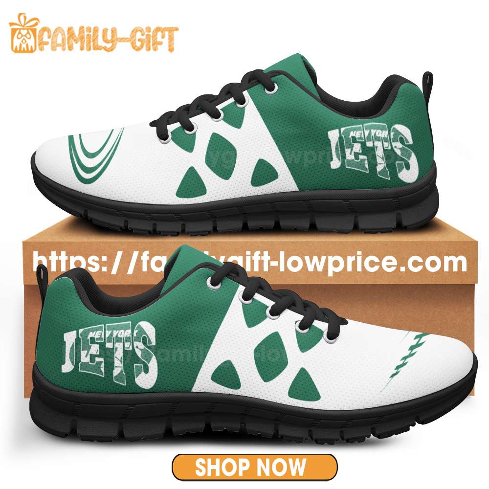 New York Jets Shoes NFL Shoe Gifts for Fan - Jets Best Walking Sneakers for Men Women
