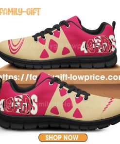 San Francisco 49ers Shoes NFL Shoe Gifts for Fan – 49ers Best Walking Sneakers for Men Women