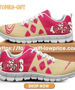 San Francisco 49ers Shoes NFL Shoe Gifts for Fan 49ers Best Walking Sneakers for Men Women 5