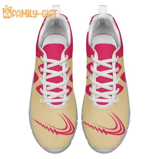 San Francisco 49ers Shoes NFL Shoe Gifts for Fan – 49ers Best Walking Sneakers for Men Women