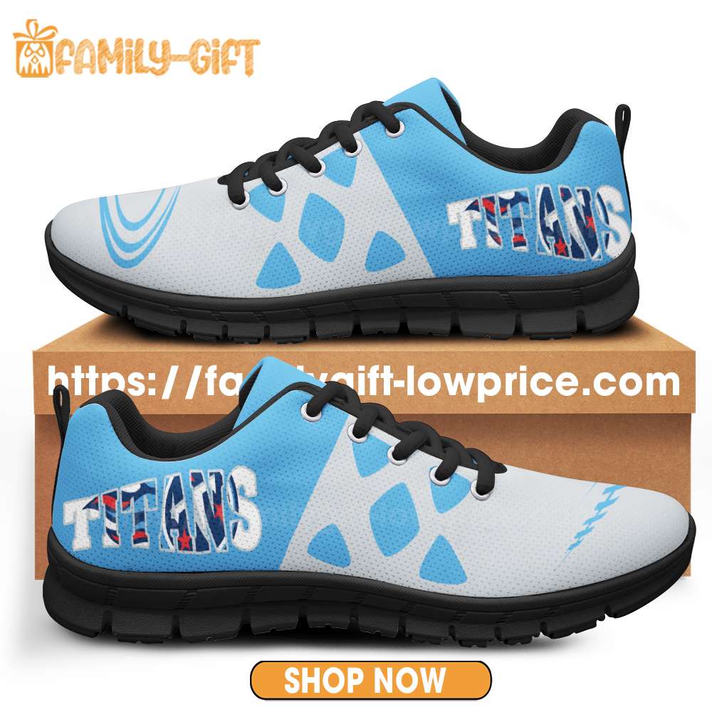 Tennessee Titans Shoes NFL Shoe Gifts for Fan - Titans Best Walking Sneakers for Men Women