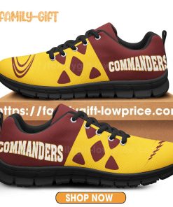 Washington Commanders Shoes NFL Shoe Gifts for Fan – Commanders Best Walking Sneakers for Men Women