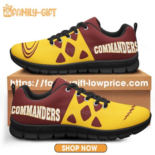 Washington Commanders Shoes NFL Shoe Gifts for Fan – Commanders Best Walking Sneakers for Men Women