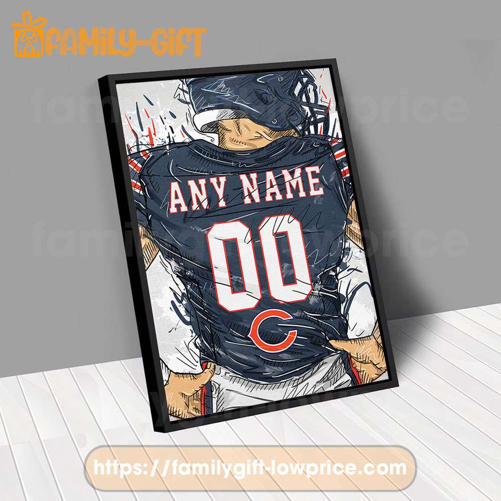 NFL Chicago Bears Personalized Special Design Paisley Design We