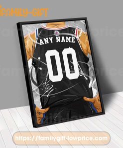 Personalize Your Los Angeles Clippers Jersey NBA Poster with Custom Name and Number - Premium Poster for Room