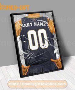 Personalize Your New Orleans Pelicans Jersey NBA Poster with Custom Name and Number - Premium Poster for Room