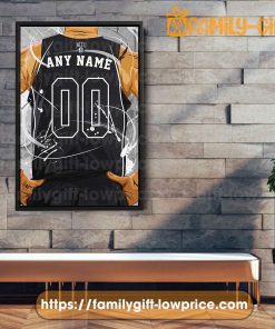 Personalize Your Brooklyn Nets Jersey NBA Poster with Custom Name and Number - Premium Poster for Room