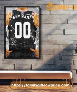 Personalize Your Los Angeles Clippers Jersey NBA Poster with Custom Name and Number - Premium Poster for Room