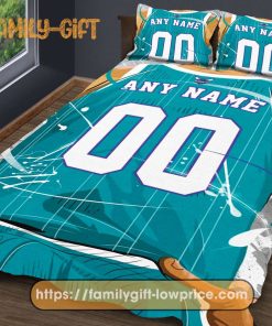 Custom Basketball Bedding NBA Charlotte Hornets Jersey With Custom Name and Number – Premium Bedding