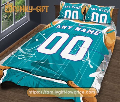Custom Basketball Bedding NBA Charlotte Hornets Jersey With Custom Name and Number – Premium Bedding
