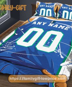 Custom Basketball Bedding NBA Dallas Mavericks Jersey With Custom Name and Number - Premium Bedding