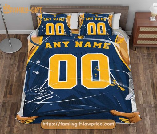 Custom Basketball Bedding Indiana Pacers NBA Jersey With Custom Name and Number – Premium Bedding