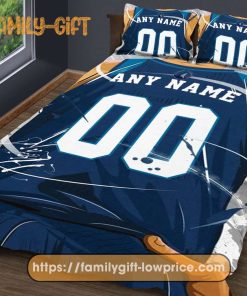 Custom Basketball Bedding NBA Minnesota Timberwolves Jersey With Custom Name and Number – Premium Bedding