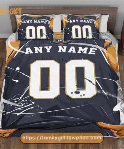 Custom Basketball Bedding New Orleans Pelicans Jersey NBA With Custom Name and Number Premium Bedding 1