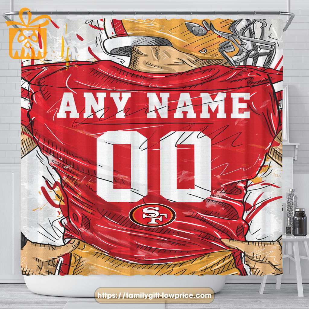 San Francisco 49ers Jersey NFL Personalized Jersey Custom Name 