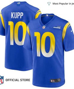 NFL Jersey Men’s Los Angeles Rams Cooper Kupp Jersey Royal Player Game Jersey