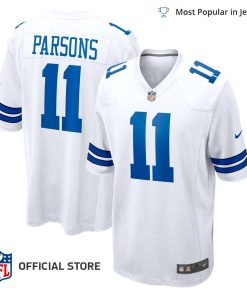 NFL Jersey Men’s Dallas Cowboys Parsons Jersey White Game Jersey