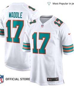 NFL Jersey Men’s Miami Dolphins Jaylen Waddle Jersey White Game Jersey