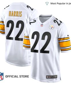 NFL Jersey Men’s Pittsburgh Steelers Najee Harris Jersey White Game Jersey