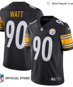 NFL Jersey Men’s Pittsburgh Steelers TJ Watt Jersey Black Vapor Untouchable Limited Jersey
