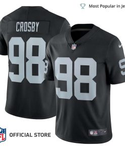 NFL Jersey Men’s Las Vegas Raiders Maxx Crosby Jersey Black Limited Jersey