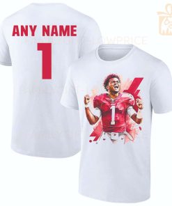 Personalized T Shirts Kyler Murray Cardinals Best White NFL Shirt Custom Name and Number