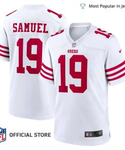 NFL Jersey Men’s San Francisco 49ers Deebo Samuel Jersey White Player Game Jersey