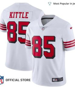 NFL Jersey Men’s San Francisco 49ers George Kittle Jersey White Color Rush Vapor Limited Jersey