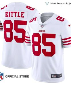 NFL Jersey Men’s San Francisco 49ers George Kittle Jersey White Vapor Limited Jersey