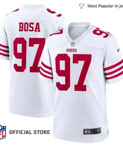 NFL Jersey Men’s San Francisco 49ers Nick Bosa Jersey White Player Game Jersey