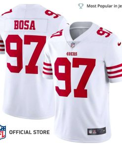NFL Jersey Men’s San Francisco 49ers Nick Bosa Jersey White Vapor Limited Jersey